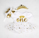 Girls First Birthday Costume Set.